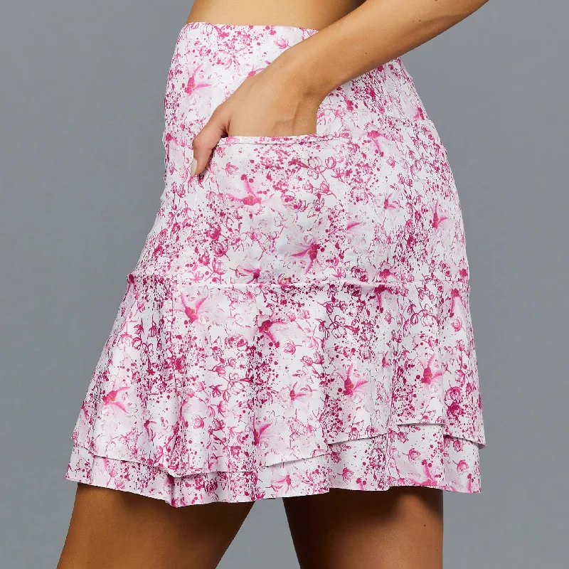 Meadow Long Print Skort