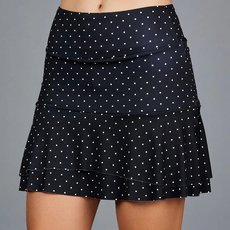 Vespa Long Print Skort (dot print)