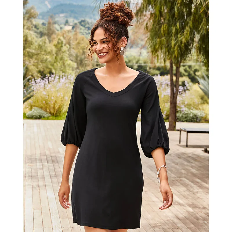 Tommy Bahama Women's Darcy Long Sleeve Dress - Black