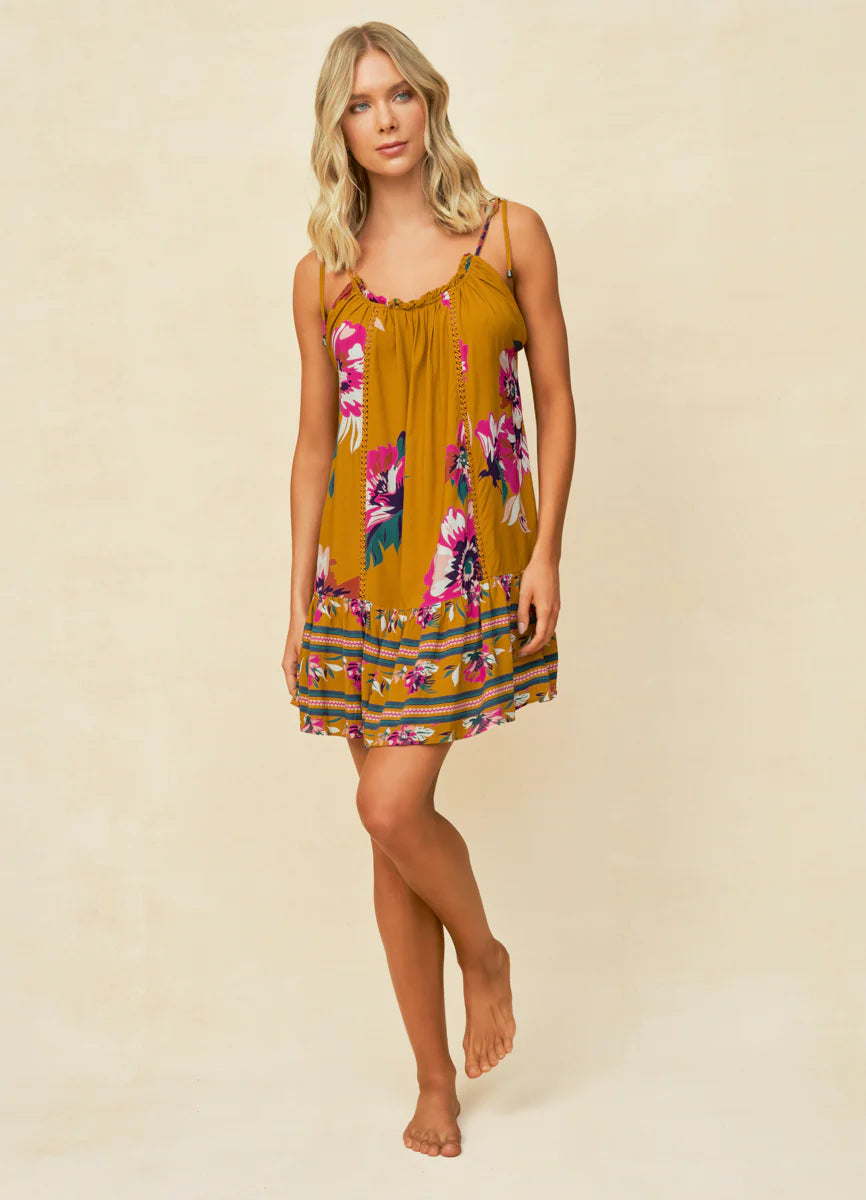 Maaji Romantic Buttercup Magnolia Dress Cover Up - Yellow