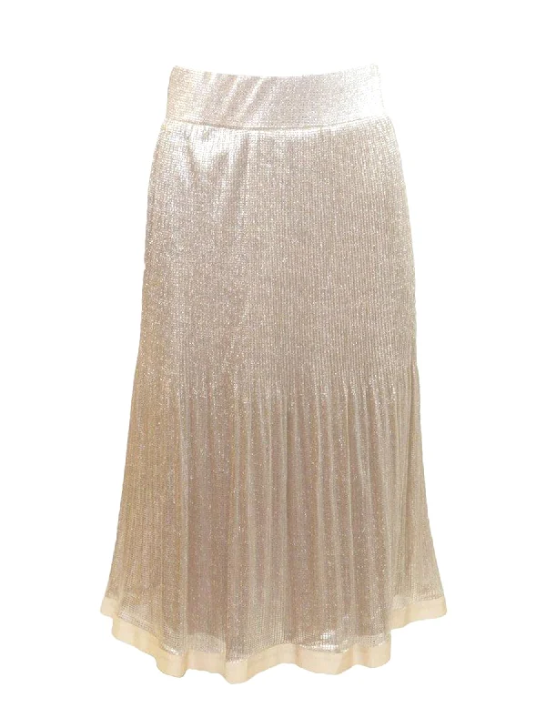 Bianco Nero Gold Skirt