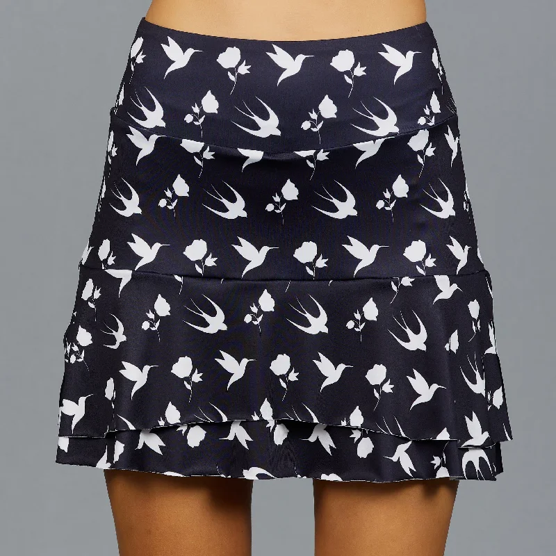 Bird Long Print Skort