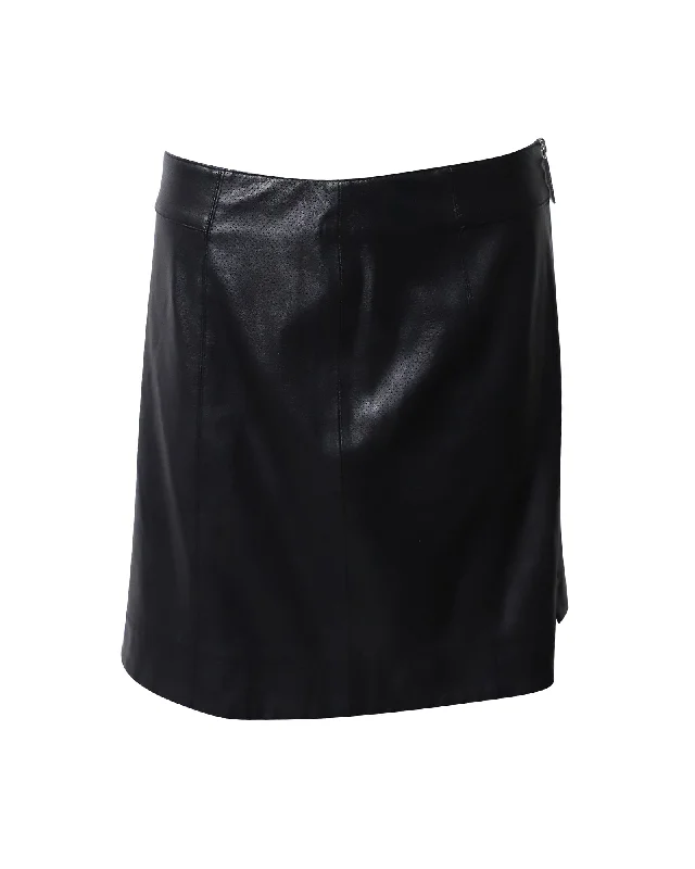 Hugo Boss Mini Skirt in Black Polyester