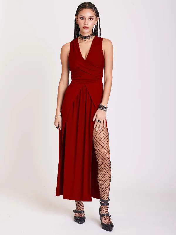 Scarlet Twist Dress