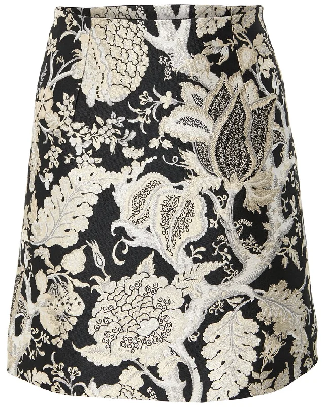 Carolina Herrera A-Line Mini Skirt