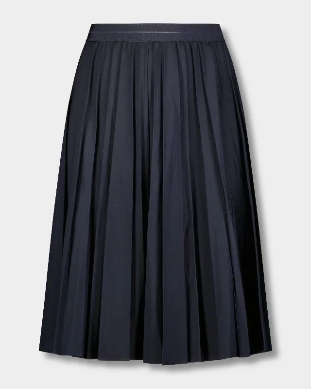 PLEATED SKIRT 24" -NAVY