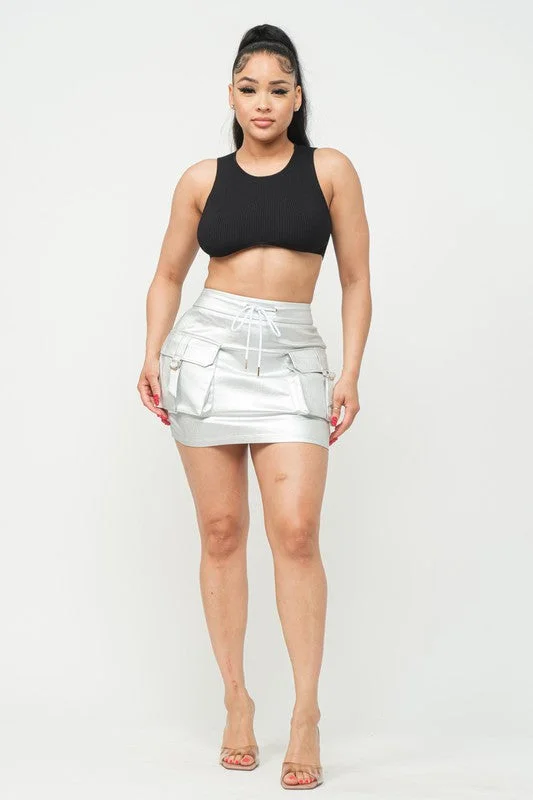 CARGO MINI SKIRT (C17)