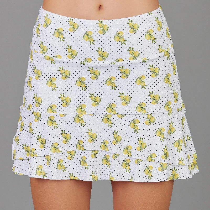 Mini Lemons Mid Skort (print)