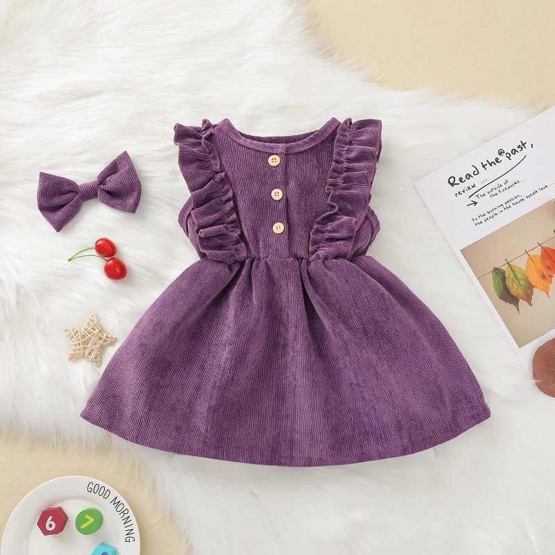 Summer Tops 0-9Y Lovely Baby Dresses