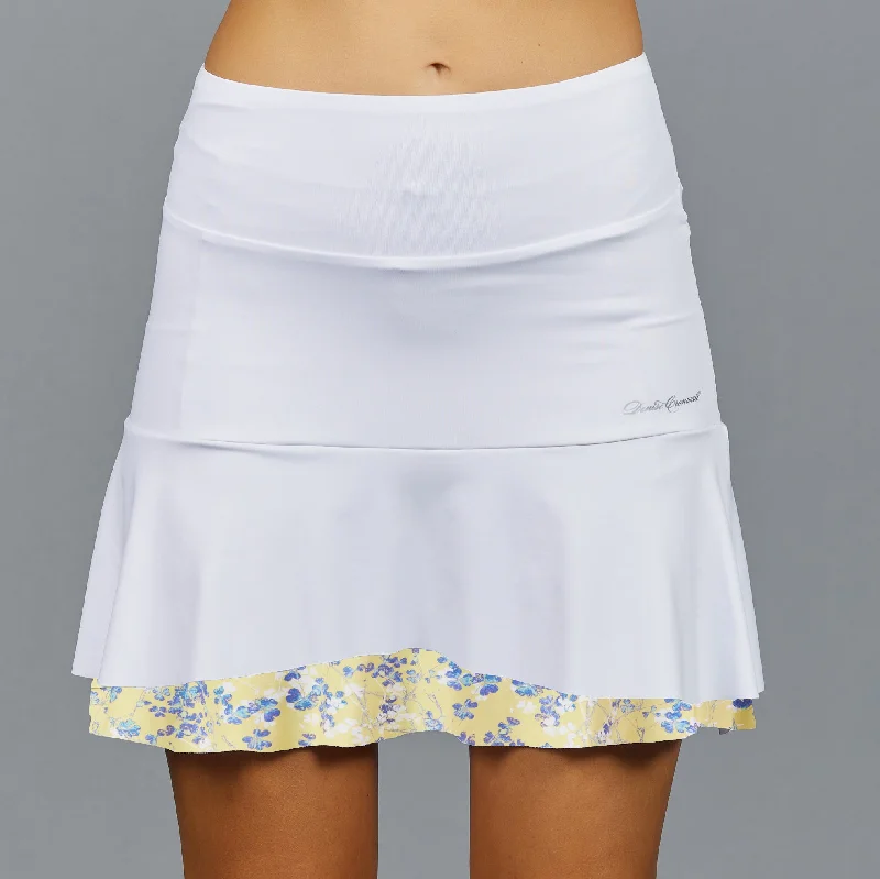 Lively Mid Skort (white / print)