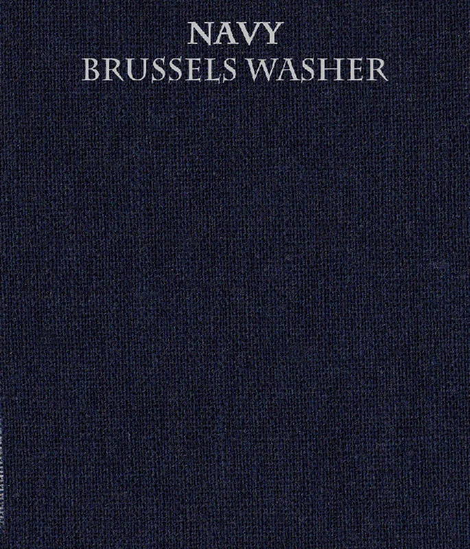 Navy Brussels Washer