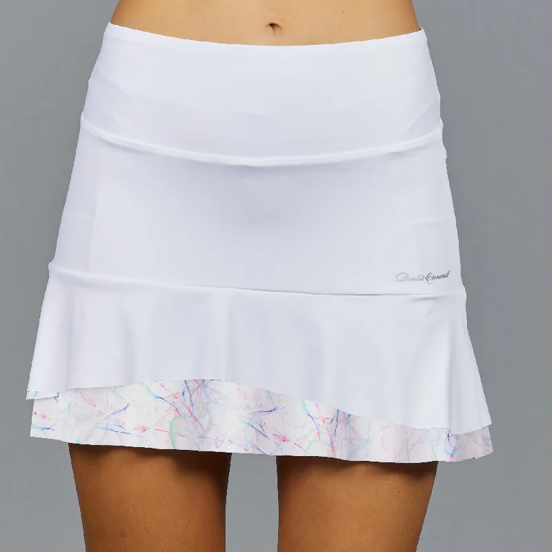 Neon Short Skort (white / print)