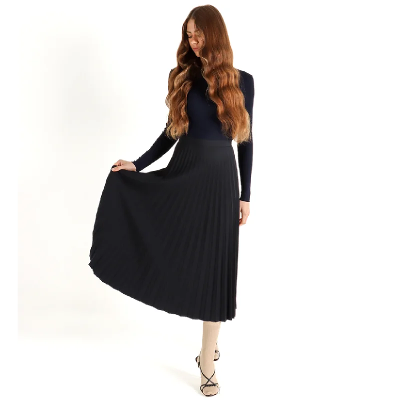 Women's Pleated Midi Skirt