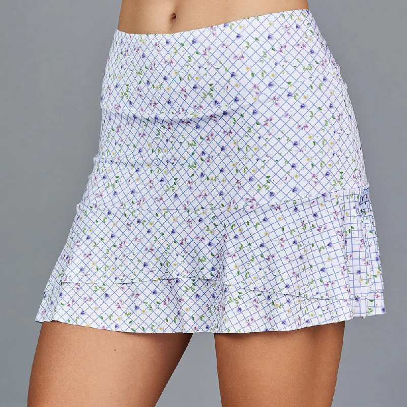 Notebook Mid Print Skort (floral print)