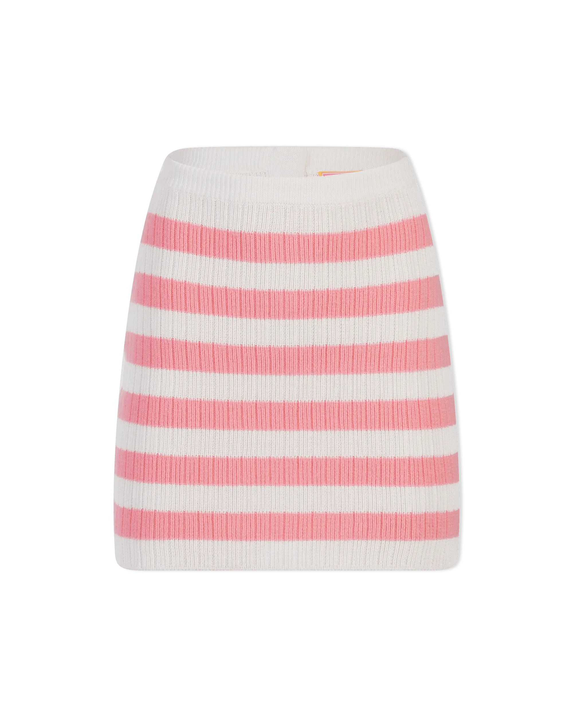 Balmain X Barbie Striped Knit Mini Skirt