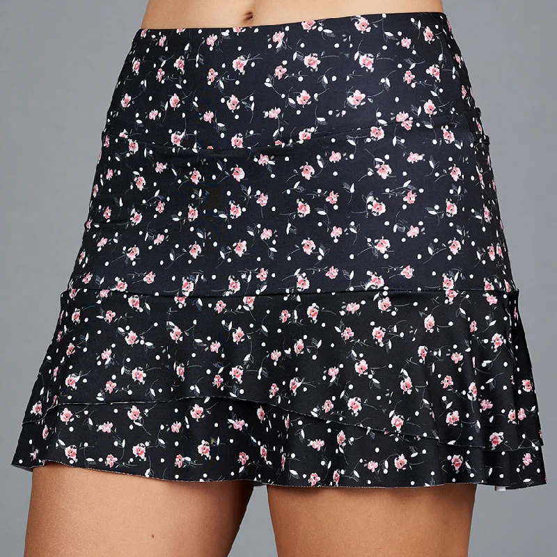 Vespa Midi Print Skort (floral print)