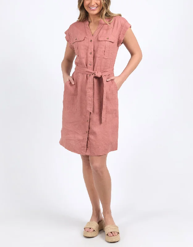 Harlow Dress - Clay