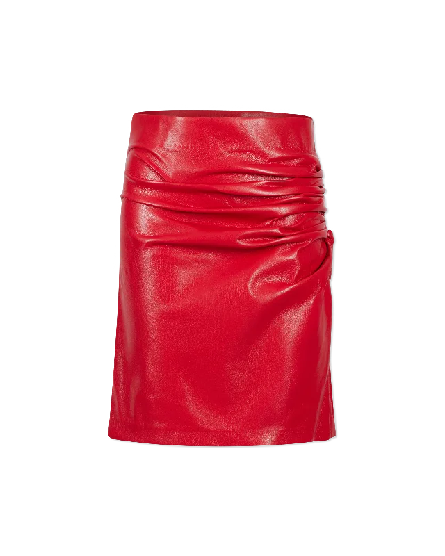 Mila Vegan Leather Mini Skirt