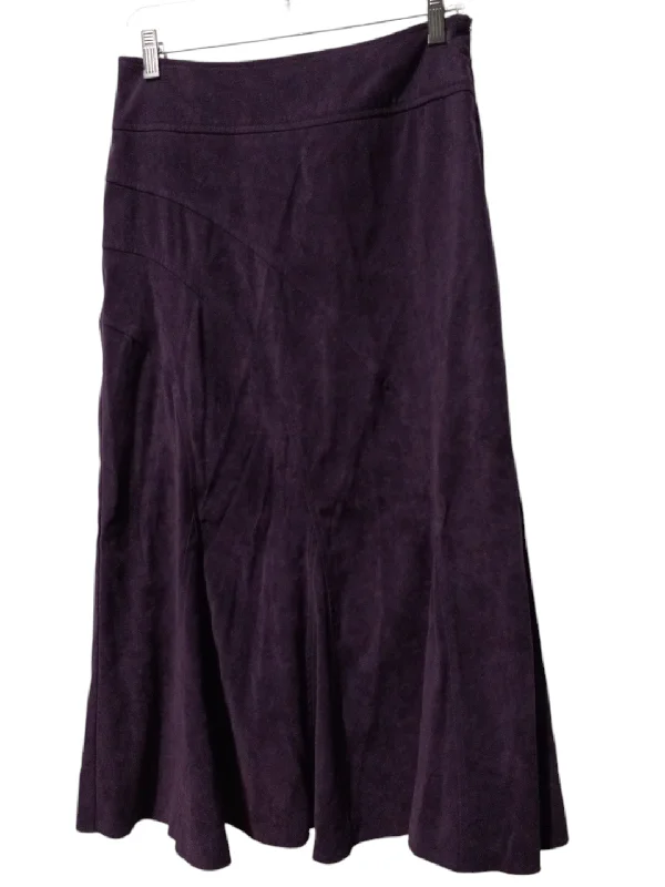 Skirt Set 2pc By Cato In Purple, Size: 6