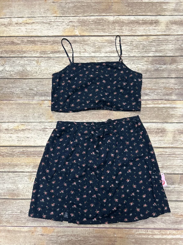 Floral Print Skirt Set 2pc American Eagle, Size L